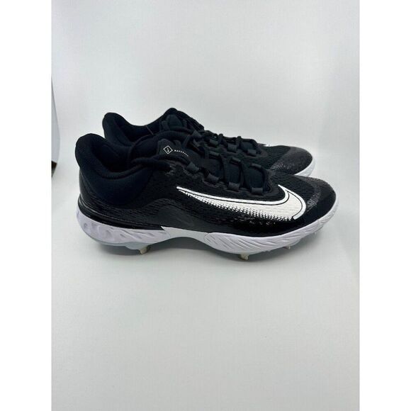 Nike Alpha Huarache Elite 4 Metal Baseball Cleats Black DJ6521-001 Mens Size 12 - Picture 5 of 6